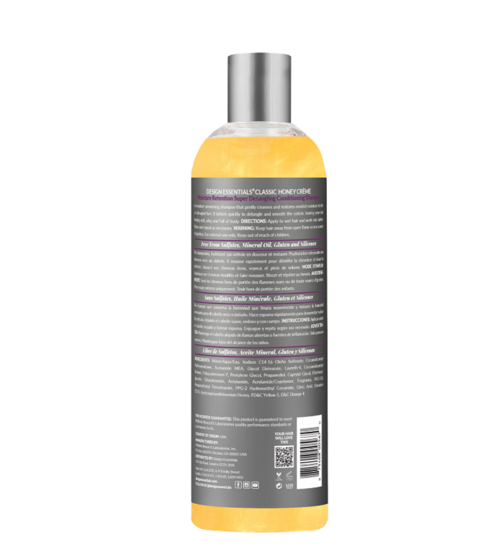 HONEY CRÈME MOISTURE RETENTION SUPER DETANGLING CONDITIONING SHAMPOO