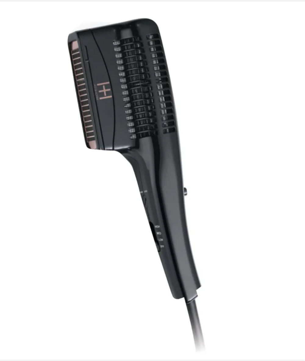 HOT & HOTTER CERAMIC PRO TURBO HAIR STYLER DRYER, 1 COUNT HATCHET HAIR DRYER, BLACK