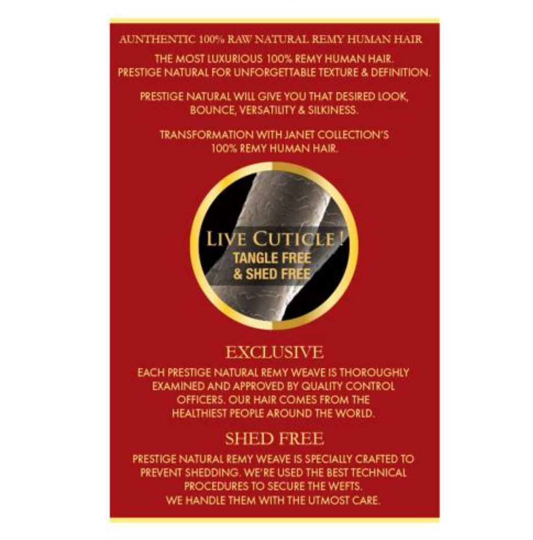 Janet Prestige Natural Remy Bundles 16A