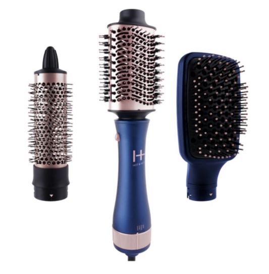 Hot & Hotter interchangeable Hair Dryer Brush set