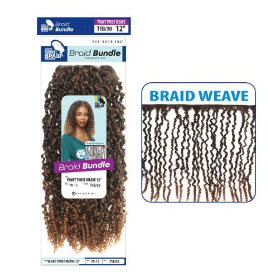 Eve Hair Yanky Twist Weave 12"