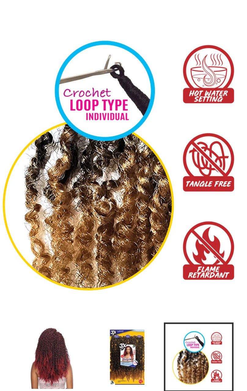 3X Yanky Twist Braid 12"