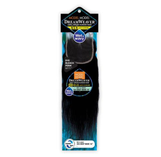MODEL MODEL DREAMWEAVER 4X4 LACE CLOSURE